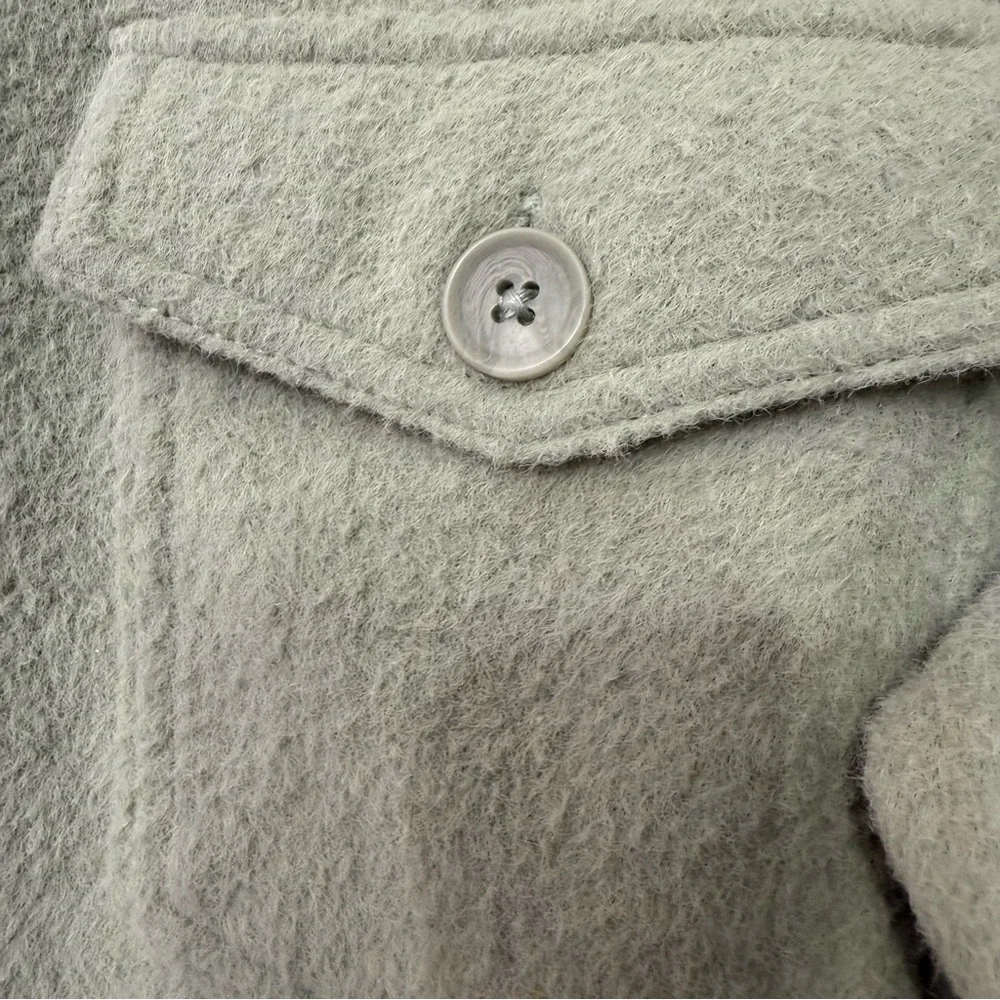 Hilary Radley mint green button up Shacket size XL - Picture 6 of 9